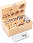 KERN súlykészlet precíziós mérlegekhez 1 mg - 500 g fa dobozban, OIML F2 súlyosztály (333-05)