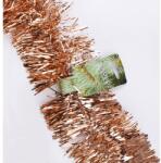  25 cm széles óriás Karácsonyi girland, boa, réz, arany színű 2m hosszú