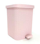 Elif Plastic pedalos-szemetes-8l-kotott-mintas Szín: Rózsaszín