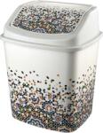 Dünya Plastik Szemetes billenős E dekoros 23x19x28, 5cm