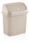 Rio Szemetes billenős 10L kötött mintás - több színben Szín: Bézs