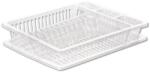 HNC Plastik Edényszárító + tálca 37×46×8 cm