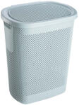 Keeeper Arne 58L műanyag szennyestartó - Modern design, szellőző mintázattal Szín: Világoskék