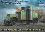 Master Box Ltd Master Box Austin Mk. III British armored car1914-18 1: 72 (72007)