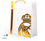  Real Madrid ajándéktasak fehér-arany nagy 30x12x40cm
