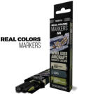 AK Interactive WWII Axis Aircraft Cockpit Colors RC Markers Set (RCM110) - Professzionális Makettfesték Készlet