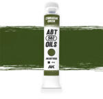 AK Interactive - CINNABAR GREEN - Olivazöld színű olajfesték 20 ml - AKABT050