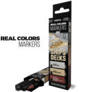 AK Interactive Ships and Decks RC Markers Set (RCM104) - Professzionális Makettfesték Készlet