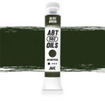 AK Interactive - OLIVE GREEN - Olivazöld színű olajfesték 20 ml - AKABT615