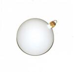  Fehér műanyag gömb, mérete: 7 cm