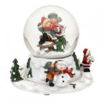  Hógömb Szánkózó gyerekek