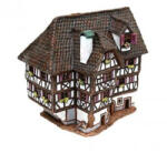  Sigro Kerámia karácsonyi házikó Illóolaj tartó (kémény) Hotel Obernai Elsas 10 x 14 x 13, 5 cm