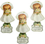 Corolla Exp-Imp. Kft Nyomtatott dekorkarton -Nagymamának szeretettel kislány 3db/csomag