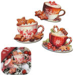 Corolla Exp-Imp. Kft Nyomtatott dekorkarton - Karácsonyi forró csoki szett 3db/csomag