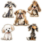  Nyomtatott dekorkarton - Kutya szett 5db/csomag - csinaldmagadshop