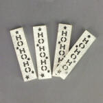 Corolla Exp-Imp. Kft HOHOHO feliratos biléta 4db/csomag - ezüst csillámos