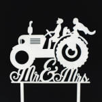  7683 40 Esküvői tortadísz fehér - csinaldmagadshop