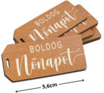  Nyomtatott dekorkarton - Boldog nőnapot scrapbook táblák 5db/cs natúr - csinaldmagadshop