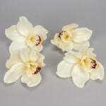  Orchidea fej 4db/csomag ekrü - csinaldmagadshop
