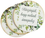  Nyomtatott dekorkarton - Köszönjük, hogy velünk ünnepelsz 3 soros 3db - csinaldmagadshop