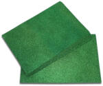  Csillámos dekorgumi 2mm 10db/csomag - Zöld