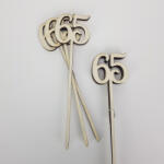  Beszúrható számok 65-ös natúr 6db/cs - csinaldmagadshop