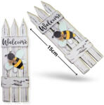  Nyomtatott dekorkarton - Fehér kerítés méhecskével 2db/csomag - csinaldmagadshop