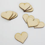 Corolla Exp-Imp. Kft Natúr fa - Szív 4cm 10db/cs