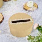 Corolla Exp-Imp. Kft Esküvői persely natur csipkés 20cm