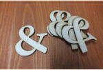  & Natúr fa betű Carmen 5db/csomag 5cm - csinaldmagadshop