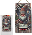 Corolla Exp-Imp. Kft Nyomtatott fa tábla - Hoztál forrócsokit? manó 13x24, 3cm