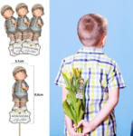 Corolla Exp-Imp. Kft Nyomtatott dekorkarton - Anyák napjára szeretettel kisfiú 3db/csomag