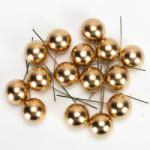 Corolla Exp-Imp. Kft Beszúrós bogyó 3cm-es arany 15db/cs