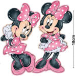  Nyomtatott dekorkarton - Minnie egérke 18cm 2 féle 2db/csomag