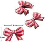  Nyomtatott dekorkarton - Cukorka masni 4db/csomag - csinaldmagadshop