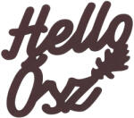  Burgundy "Hello Ősz" felirat színes 11x11cm - csinaldmagadshop