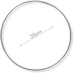  Fém karika ezüst 35cm - csinaldmagadshop