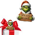 Corolla Exp-Imp. Kft Nyomtatott dekorkarton - Grincs tábla - Boldog akármit 2db/csomag