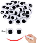 Corolla Exp-Imp. Kft Mozgó szem, kerek 1, 8cm 100db/cs