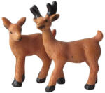  Kerámia barna őzike és szarvas pár - csinaldmagadshop