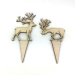  Natúr fa - Beszúrós szarvas pár 2db/cs natúr - csinaldmagadshop