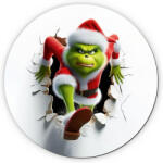 Corolla Exp-Imp. Kft Nyomtatott fa tábla koszorú közép - Faltörő grincs 11, 8cm