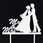  7683 3 Esküvői tortadísz fehér - csinaldmagadshop