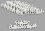  Natúr fa Boldog születésnapot felirat fehér 8db/csomag - csinaldmagadshop
