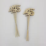  Beszúrható számok 45-ös natúr 6db/cs - csinaldmagadshop