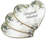  Nyomtatott dekorkarton - Köszönök mindent 3db/csomag - csinaldmagadshop