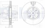 DELPHI féktárcsa DELPHI BG4002 (BG4002)