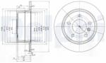 DELPHI féktárcsa DELPHI BG3040 (BG3040)