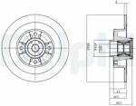 DELPHI féktárcsa DELPHI BG9028RS (BG9028RS)