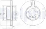 DELPHI féktárcsa DELPHI BG9871C (BG9871C)